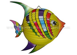China Distinctive Colorful Animal Paper Lanterns / Custom Fish Paper Lanterns supplier