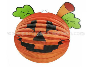 China Halloween Designs Pumpkin Paper Lantern For Home Decoration , Party , Toys supplier