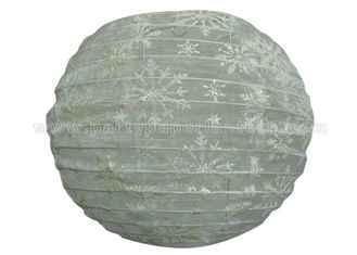 China Home Decoration Round Nylon Round Paper Lanterns Durable And Long Lasting supplier