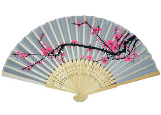 China Variety Colors Japanese Hand Held Fans For Promotion , Gift , Souvenir Traditional supplier