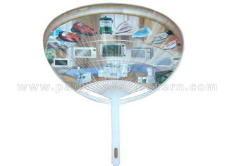China Personalized Wedding PP Hand Fan Handmade / Half and Half by Machine Type supplier