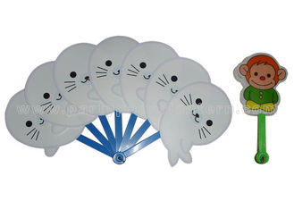 China Cartoon Animal / Fruit  Printed PP / Paper  Hand Fans For Gift , Toys Cute supplier