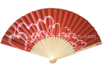 China Popular Style Printed japanese paper fan for decorating with Blank or Printed Logo supplier