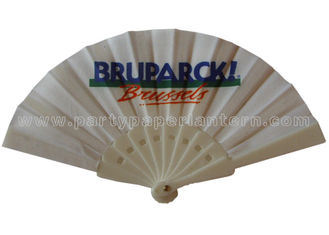 China CMYK Printing Fabric Hand Fan For Advertising /  Souvenirs / Premium General Applicability supplier