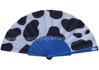 China Unique Design Printed Fabric Hand Fans For Promotion , Gift , Souvenirs Variety Colors supplier