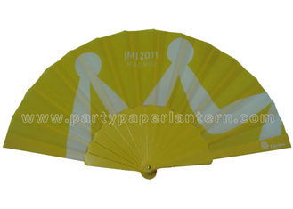 China Distinctive Design Printed Fabric Folding Hand Fan For Souvenirs , Gift ,  Premium Original supplier