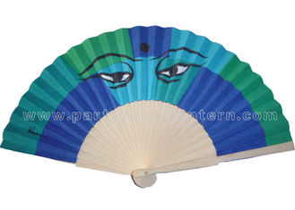 China Transfer Printing Wooden Hand Fan For Gift , Souvenirs , Premium Unique supplier