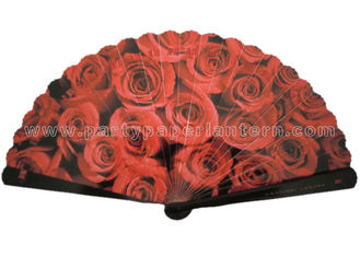 China Distinct Decorative Wooden Hand Fans For Weddings , Birthday , Celebrations supplier