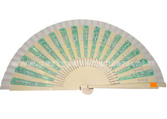 China 8” 9” 12”  Wooden Folding Fan For Souvenirs , Premium / Ladies Hand Held Fan supplier