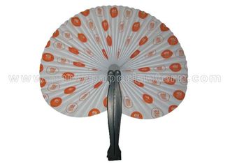 China Souvenir Advertised Logo Style Printed Paper Fans / round paper fan decorations supplier