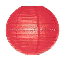 China Environment - friendly 6 Inch Red Paper Lanterns For Wedding Centerpieces supplier