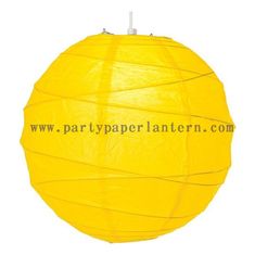 China Buttercup - yellow  Round 8 Inch Party Paper Lantern for  Weddings and Ourdoor Decoration supplier