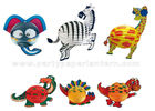 China Collapsible Animal Paper Lanterns , Aebra / Owl Paper Lanterns For Toys factory