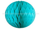 Customized Colorful Round Paper Honeycomb Balls 6-18 Inch 100% Handmade