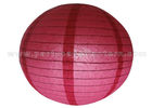 China Single Color Round Chinese Paper Lantern factory