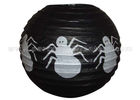 China Spider Patterned Printed Round Paper Lanterns factory