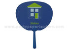 China PP / Paper Hand Fans For Promotion factory