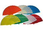China Plain Color Spainish Fabric Hand Fans factory