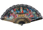 Spainish Style Design Printed Lace Hand Fans For Promotion , Gift , Souvenirs Special