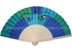 China Transfer Printing Wooden Hand Fan For Gift , Souvenirs , Premium Unique company