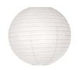 China 6 Inch Round White Hanging Paper Lanterns For Weddings / Holiday / Parties factory