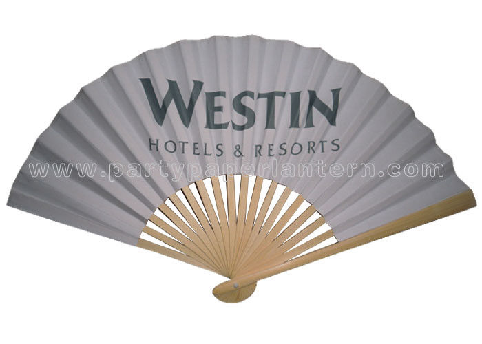 Single Color Bamboo Paper Fans