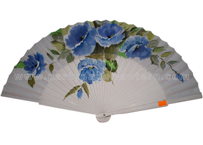 Variety colors folding wooden hand fans for wedding favors personalized