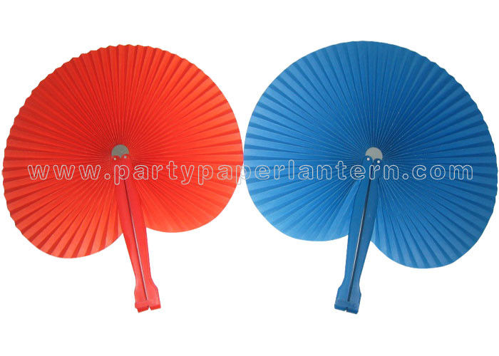 round folding hand fans