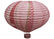China Hot - air Balloon Unique Shaped Paper Lantern With Luminous Customized Printing exporter