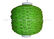 China 100% Handmade Eyelet Paper Lanterns wedding decorations Green silver white Color exporter