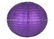 Pretty Single Color Purple / Silver Round  Glitter Paper Lanterns Personalized For Festival supplier