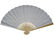 Single Color Bamboo Paper Fans