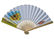 Multi Color Printed Bamboo Paper Fans Hand Held Paper Elegant and Luxury supplier