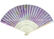 Pastel Style Printed Japanese Traditional Fan , paper folding hand fans supplier
