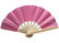 Pink Paper Fans / Gift , Premium Wedding Paper Fan Party Decoration supplier