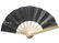 Variety Colors Printed Black Brown Bamboo Paper Fans For Fouvenir , Gifts supplier