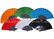 Single Color Printed Fabric Hand Fans , White / Yellow / Red / Blue Hand Fans Fabric supplier