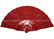 Decorative TC Fabric Hand Fans With Logo Printed For Parties And Weddings supplier