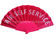 Simple Design Printed Fabric Hand Fan 8 Inch 9 Inch 12 Inch Customized supplier
