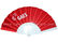 Birthday Celebrations / Holiday Parties Hand Held Fabric Fan Decorative supplier