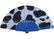 Unique Design Printed Fabric Hand Fan For Promotion , Gift , Souvenirs Variety Colors supplier