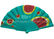 Unique Design Printed Fabric Hand Fan For Promotion , Gift , Souvenirs Variety Colors supplier