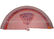 Hollowed-out Ribs Of Decorative Wooden Hand Fan Party Favorite , Wedding / Party Hand Fan supplier