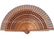 Single Color Wooden Hand Fan Hollowed Out Ribs , Sandalwood Hand Fan supplier