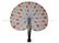 Souvenir Advertised Logo Style Printed Paper Fans / round paper fan decorations supplier