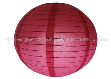 Single Color Round Chinese Paper Lantern