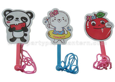 China Lovely PP Hand Fan r for parties and toys , beautiful hand held fans Animal Printed distributor